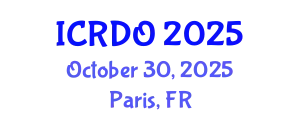 International Conference on Restorative Dentistry and Orthodontics (ICRDO) October 30, 2025 - Paris, France