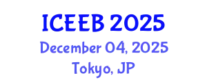 International Conference on Ecology and Environmental Biology (ICEEB) December 04, 2025 - Tokyo, Japan