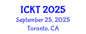 International Conference on Kidney Transplantation (ICKT) September 25, 2025 - Toronto, Canada