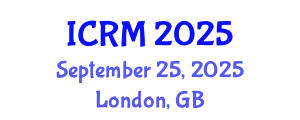 International Conference on Radiation Medicine (ICRM) September 25, 2025 - London, United Kingdom