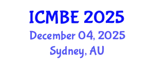 International Conference on Mathematical Biology and Ecology (ICMBE) December 04, 2025 - Sydney, Australia