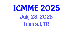 International Conference on Metallurgical and Materials Engineering (ICMME) July 28, 2025 - Istanbul, Turkey