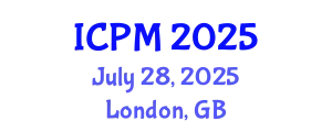 International Conference on Project Management (ICPM) July 28, 2025 - London, United Kingdom