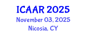 International Conference on Antibiotics and Antibiotic Resistance (ICAAR) November 03, 2025 - Nicosia, Cyprus