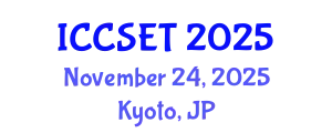 International Conference on Computer Science, Engineering and Technology (ICCSET) November 24, 2025 - Kyoto, Japan