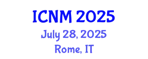 International Conference on Nanoscale Magnetism (ICNM) July 28, 2025 - Rome, Italy