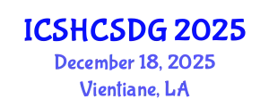 International Conference on Sustainable Healthy Cities and Sustainable Development Goals (ICSHCSDG) December 18, 2025 - Vientiane, Laos