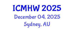 International Conference on Mental Health and Wellness (ICMHW) December 04, 2025 - Sydney, Australia