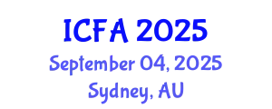 International Conference on Fisheries and Aquaculture (ICFA) September 04, 2025 - Sydney, Australia