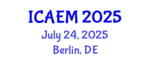 International Conference on Advanced Engineering Materials (ICAEM) July 24, 2025 - Berlin, Germany