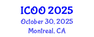 International Conference on Ophthalmology and Optometry (ICOO) October 30, 2025 - Montreal, Canada