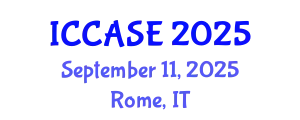 International Conference on Control, Automation and Systems Engineering (ICCASE) September 11, 2025 - Rome, Italy