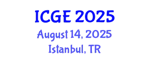 International Conference on Geomatics Engineering (ICGE) August 14, 2025 - Istanbul, Turkey