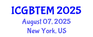 International Conference on Green Building Technology and Energy Modeling (ICGBTEM) August 07, 2025 - New York, United States