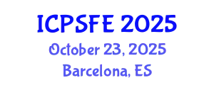 International Conference on Plasma Science and Fusion Engineering (ICPSFE) October 23, 2025 - Barcelona, Spain