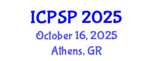 International Conference on Poverty and Social Protection (ICPSP) October 16, 2025 - Athens, Greece