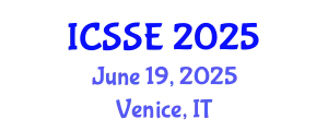 International Conference on Systems and Software Engineering (ICSSE) June 19, 2025 - Venice, Italy
