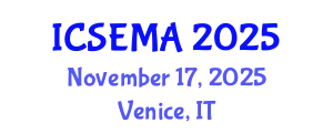 International Conference on Systems Engineering Modeling and Analysis (ICSEMA) November 17, 2025 - Venice, Italy