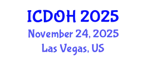 International Conference on Dentistry and Oral Health (ICDOH) November 24, 2025 - Las Vegas, United States