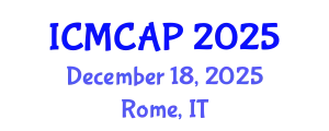 International Conference on Meteorology, Climatology and Atmospheric Physics (ICMCAP) December 18, 2025 - Rome, Italy