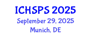 International Conference on Humanities, Social and Political Sciences (ICHSPS) September 29, 2025 - Munich, Germany