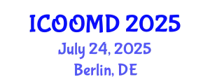 International Conference on Osteoporosis, Osteoarthritis and Musculoskeletal Diseases (ICOOMD) July 24, 2025 - Berlin, Germany