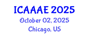 International Conference on Aeronautical and Aerospace Engineering (ICAAAE) October 02, 2025 - Chicago, United States