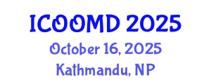International Conference on Osteoporosis, Osteoarthritis and Musculoskeletal Diseases (ICOOMD) October 16, 2025 - Kathmandu, Nepal