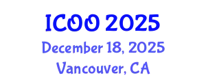 International Conference on Ophthalmology and Optometry (ICOO) December 18, 2025 - Vancouver, Canada