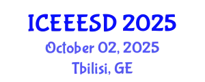International Conference on Energy, Environment, Ecosystems and Sustainable Development (ICEEESD) October 02, 2025 - Tbilisi, Georgia