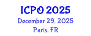 International Conference on Photonics and Optoelectronics (ICPO) December 29, 2025 - Paris, France