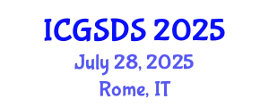International Conference on Gender, Sexuality and Diversity Studies (ICGSDS) July 28, 2025 - Rome, Italy