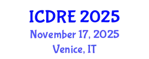 International Conference on Desalination and Renewable Energy (ICDRE) November 17, 2025 - Venice, Italy