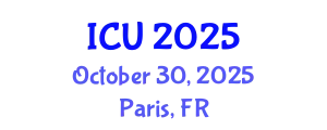 International Conference on Ultrasonics (ICU) October 30, 2025 - Paris, France