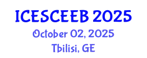 International Conference on Energy-Saving Construction and Energy-Efficient Building (ICESCEEB) October 02, 2025 - Tbilisi, Georgia