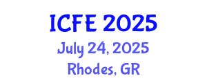 International Conference on Nutrition and Food Engineering (ICFE) July 24, 2025 - Rhodes, Greece