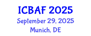 International Conference on Banking, Accounting and Finance (ICBAF) September 29, 2025 - Munich, Germany
