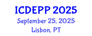 International Conference on Development Economics, Policies and Practices (ICDEPP) September 25, 2025 - Lisbon, Portugal