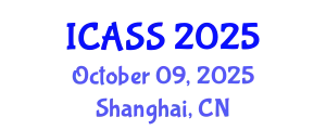 International Conference on Anthropological and Sociological Sciences (ICASS) October 09, 2025 - Shanghai, China