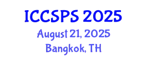 International Conference on Computer Science, Programming and Security (ICCSPS) August 21, 2025 - Bangkok, Thailand