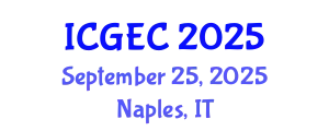 International Conference on Gastroenterology, Endoscopy and Colonoscopy (ICGEC) September 25, 2025 - Naples, Italy