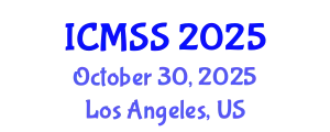 International Conference on Mathematical and Statistical Sciences (ICMSS) October 30, 2025 - Los Angeles, United States