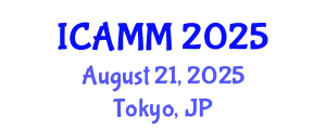 International Conference on Applied Mechanics and Mathematics (ICAMM) August 21, 2025 - Tokyo, Japan