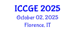 International Conference on Civil and Geological Engineering (ICCGE) October 02, 2025 - Florence, Italy