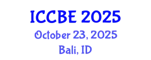 International Conference on Chemical and Biomedical Engineering (ICCBE) October 23, 2025 - Bali, Indonesia