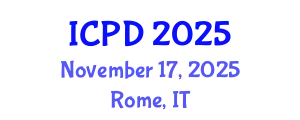 International Conference on Population and Development (ICPD) November 17, 2025 - Rome, Italy