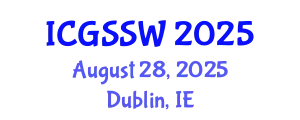 International Conference on Geomagnetic Storms and Space Weather (ICGSSW) August 28, 2025 - Dublin, Ireland