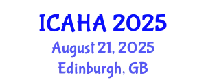 International Conference on Alternative Healthcare and Acupuncture (ICAHA) August 21, 2025 - Edinburgh, United Kingdom