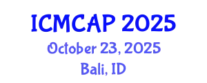 International Conference on Meteorology, Climatology and Atmospheric Physics (ICMCAP) October 23, 2025 - Bali, Indonesia