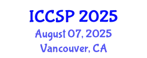 International Conference on Clinical and Social Psychology (ICCSP) August 07, 2025 - Vancouver, Canada